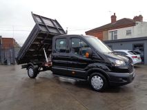 Ford Transit 2.0 350 EcoBlue 1-Way Double Cab Tipper FWD L3 Euro 6 4dr (1-Way, Aluminium, 1-Stop) - 2157 - 1